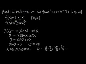 Maxima and minima on a CLOSED interval (KristaKingMath)