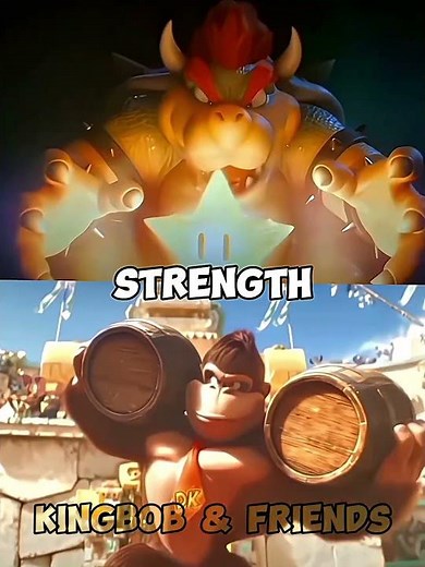 Bowser VS Donkey Kong (Movie) | Who is Stronger?