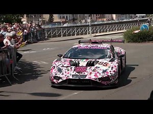 24 Heures du Mans 2024 - Hypercars 'Street Racing' à travers les rues du centre-ville du Mans - 4K