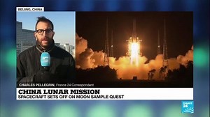China lunar mission: Spacecraft sets off on moon sample quest