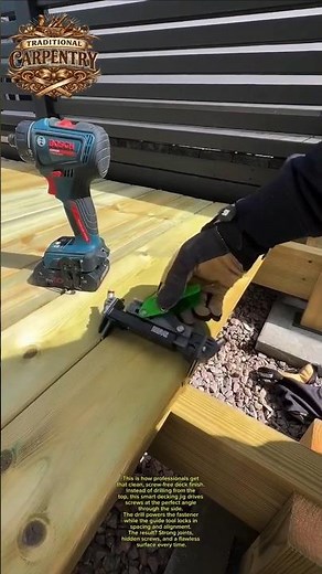 Hidden Deck Screws Hack Pros Don’t Tell You! #DIY #tools #decking