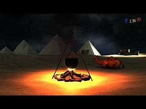 Iclone Popcorn Fire and Lightning Effect Animation Test