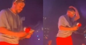 Bad Bunny throws cell phone at fan who wanted photo at concert