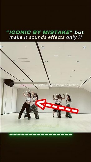 iconic with sound effects?? | KATSEYE version!😭#shorts #youtubeshorts #viral #shortsvideo #trending