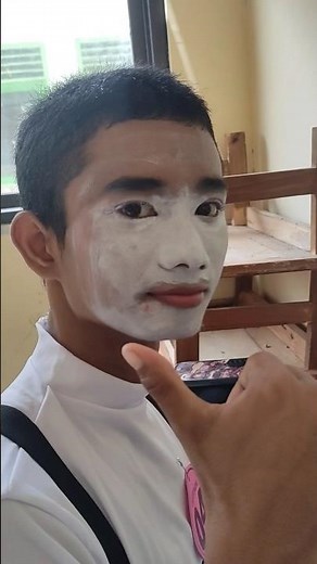 Membersihkan Makeup Pantomim #shorts