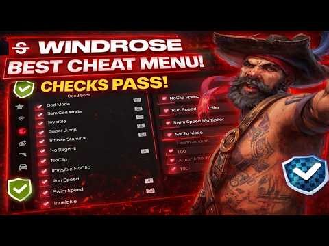 #1 FREE Windrose Cheat Menu | 30+ Options | Windrose Hack Showcase