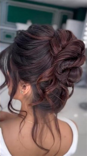 Elegant Textured Low Bun Hairstyle | Bridal & Party Updo |Easy Step by StepTutorial#eleganthair#reel