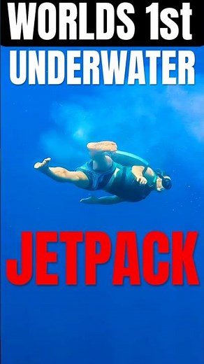 World’s First Underwater Jetpack | 180 KM per Hour | CudaJet #innovation #technology #jetpacks