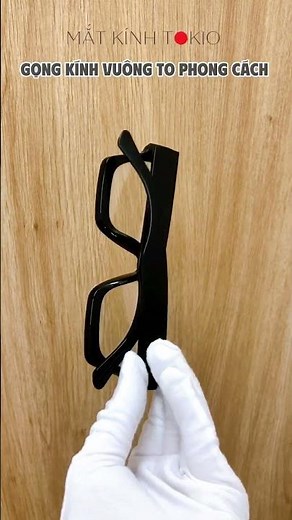 Gọng kính vuông to dày Hàn Quốc, làm nhỏ gọn khuôn mặt T124