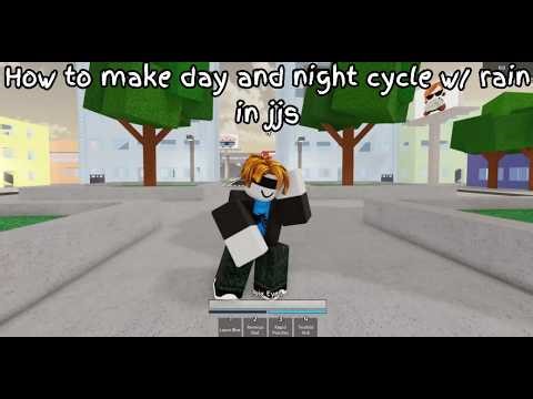 How to make day and night cycle w/rain in jjs for the map makers out there