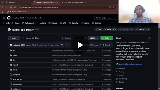 TaskTrail: Centralized SDLC Tracker for Efficient Development | Karthik Mekala posted on the topic | LinkedIn