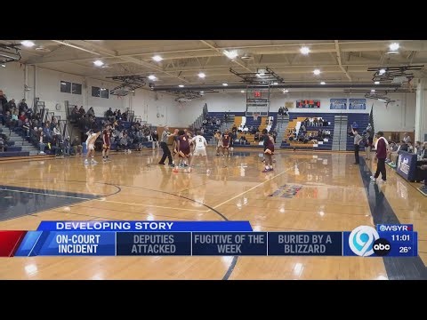 Corcoran basketball player punches West Genesee player mid-game