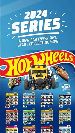 2024 Hot Wheels mainline poster - complete list! #hotwheels