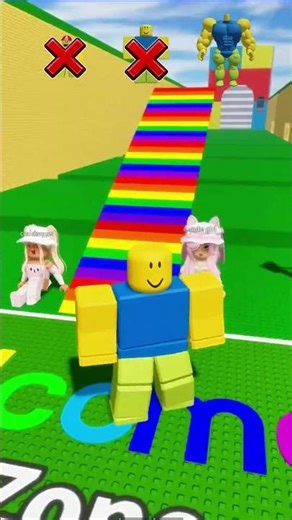 ROBLOX TSUNAMI: Evolution of Buff Noob! 🌊💪 #roblox #shorts