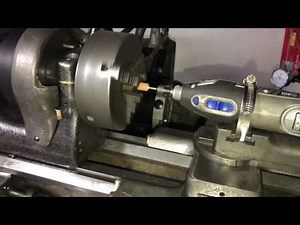 How To Grind 3 Jaw Lathe Scroll Chuck True using a Dremel
