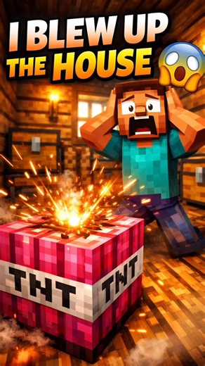 I thought it was a prank. 💥😱 Watch till the end. #shorts #minecraft