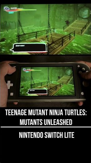 Teenage Mutant Ninja Turtles: Mutants Unleashed Nintendo Switch Lite Gameplay