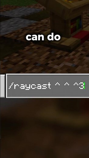 Raycasting Command in Vanilla Minecraft #minecraft #commandstutorial