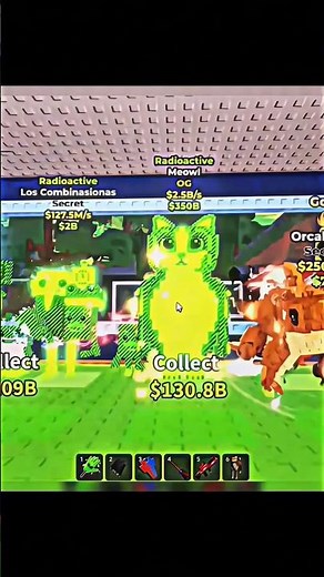 “NO WAY… The FIRST Radioactive Meowl JUST Spawned Naturally ☢️🤯 #roblox #stealabrainrot