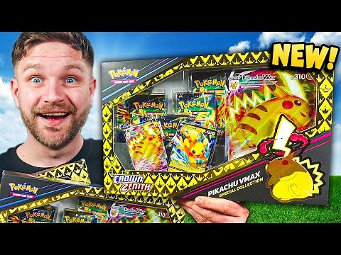 NEW Pikachu VMAX Crown Zenith box is AMAZING!