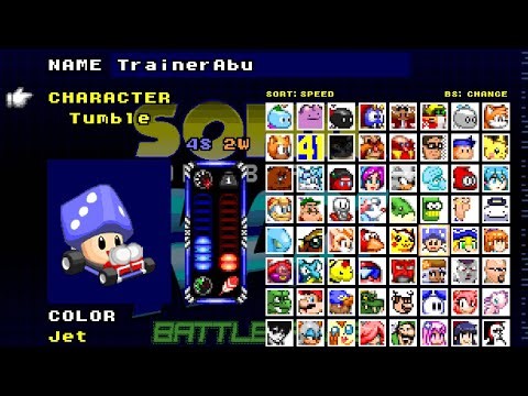 Tumble from Mario Party 3 races online in Sonic Robo Blast 2 Kart