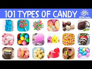 101 Types of Candy | Sweet Treats Around the World | Types of Candies, Chocolates #kids #kidsvideo