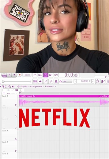 Transforming Netflix Sounds into Unique Music Beats