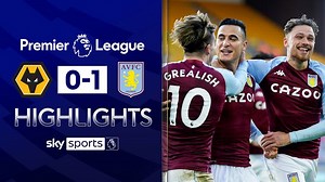 Wolves 0-1 Aston Villa: Anwar El Ghazi fires late winner from spot; Douglas Luiz, Joao Moutinho see red