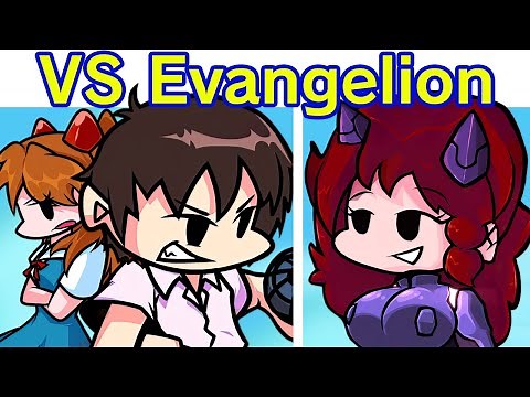 Friday Night Funkin' VS Neon Genesis Evangelion FULL WEEK + Cutscenes (FNF Mod) (Funkelion/Anime)