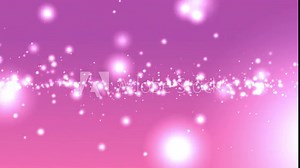 Shiny floating lights appear from the center of purple and pink background. Stock Video