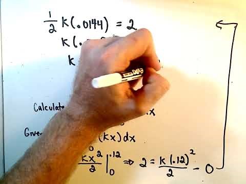 Work and Hooke's Law - Ex 2