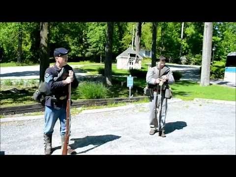 Loading a Civil War Musket by the 9 Count 58 Caliber & 69 Caliber Springfield Model 1861 & 1842