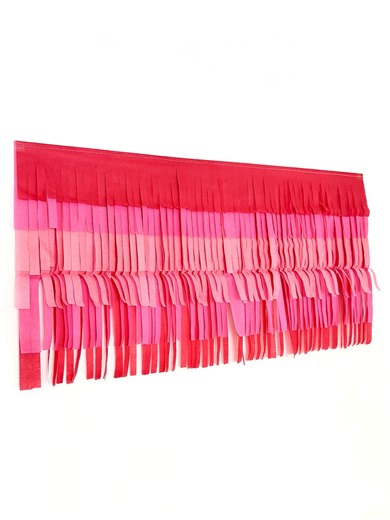 Custom Tissue Paper Fringe Garland, Ready to Hang Party Banner - Pick Your Colors - Etsy