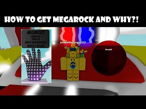 How To Get The "MEGAROCK" Glove And "WHY?!" Badge In Roblox Slap Battles
