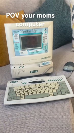 Pov your moms computer in the 1990s #fyp #foryou #tech #technology