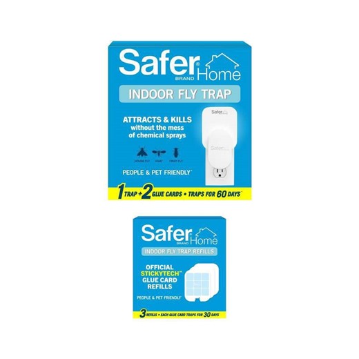 Safer Brand Safer Home Indoor Flying Insect Trap with 5 Sticky Refill Glue Cards - The Home Depot