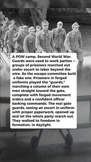 1 Airman Escaped by Marching a Fake Work Party Out the Gate | Military History Talks
