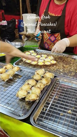 Kanom Krop or Coconut Pancakes | Thai Dessert