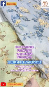 Shop Bollywood Designer Inspired Fabrics at our stores, you can shop...