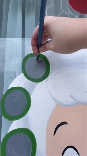 3K views · 29 reactions | Finished a new window painting for Downtown Salon! Gotta love Mrs. Claus in her curlers! 虜 #christmaswindowpainting #windowpainting #acrylicpainting #paintingprocess #originalart #timelapseart #paintingideas #fyp | Art by Ashlea | Facebook