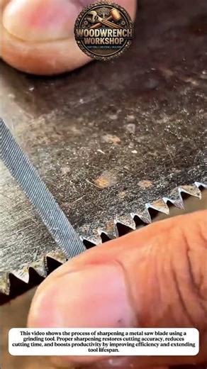 Sharpening a Metal Saw Blade | Precision Grinding for Better Cutting Performance