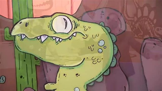 Dinolandia, a cartoon dinosaur museum opens in downtown Portland