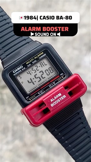 🚨1984🇯🇵| CASIO BA-80 #casio #casiovintage #80s #innovation #watches #alarm #watch📽️:RizkyRachmat