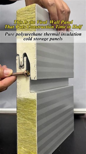 This Is the Viral Steel Structure Wall Panel That Cuts Construction Time in Half！ #installation #panel #wallpanel #Durable #Insulation