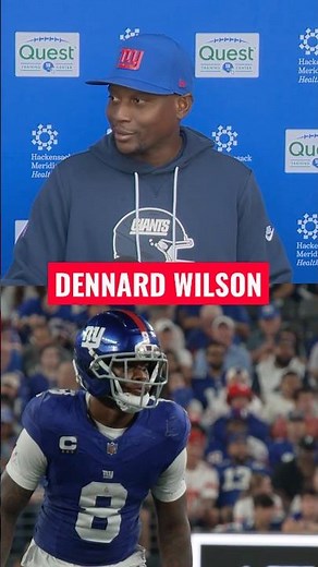 Dennard Wilson on Jevón Holland's performance through Week 2 #giants #shorts #nfl #football #defense