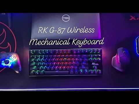 Royal Kludge G87 Wireless Mechanical Keyboard Unboxing and Review | RK G87 Bluetooth 3.0