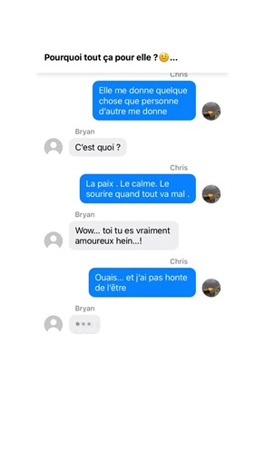 Pourquoi tout ça pour elle ?🤨 #Sms #conversation #love #amour #relation #couple | Conversation story