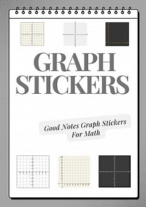 Good Notes Graph Stickers 10x10 Quadrant 1 - Etsy UK