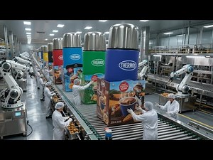Inside the Metal Thermos Factory — How Stainless Steel Becomes Vacuum Insulated Bottles Full Process