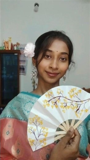 DIY Hand Fan 😍/ পেপার দিয়ে এত সুন্দর হাত পাখা তৈরি করলাম😱/ Best paper Craft ideas for Summer ☀️